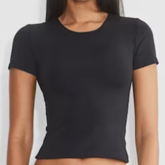 Aritiza Original Contour Crew T-shirt size L - Deep Green - Picture 4 of 7